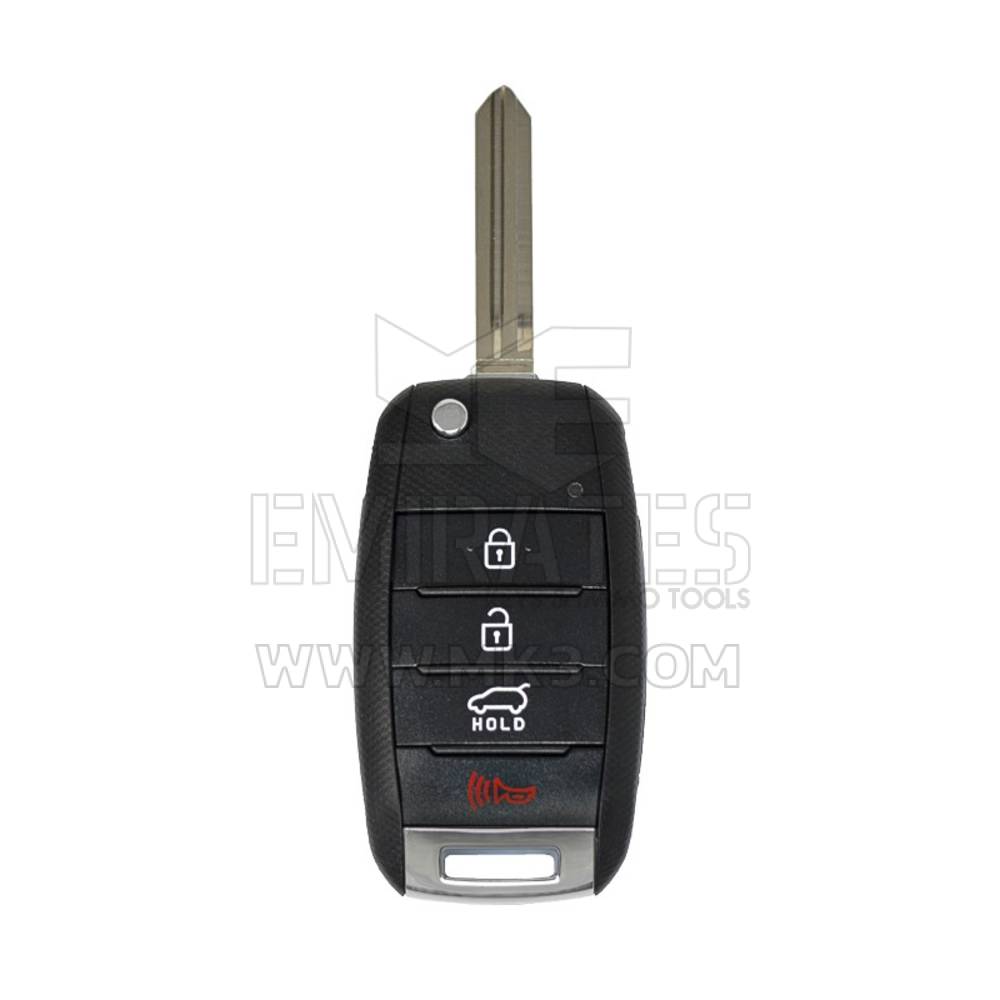 Nuevo mercado de accesorios Kia Flip Remote Key Shell 3+1 botón con color negro pánico Alta calidad El mejor precio Ordene ahora | Cayos de los Emiratos