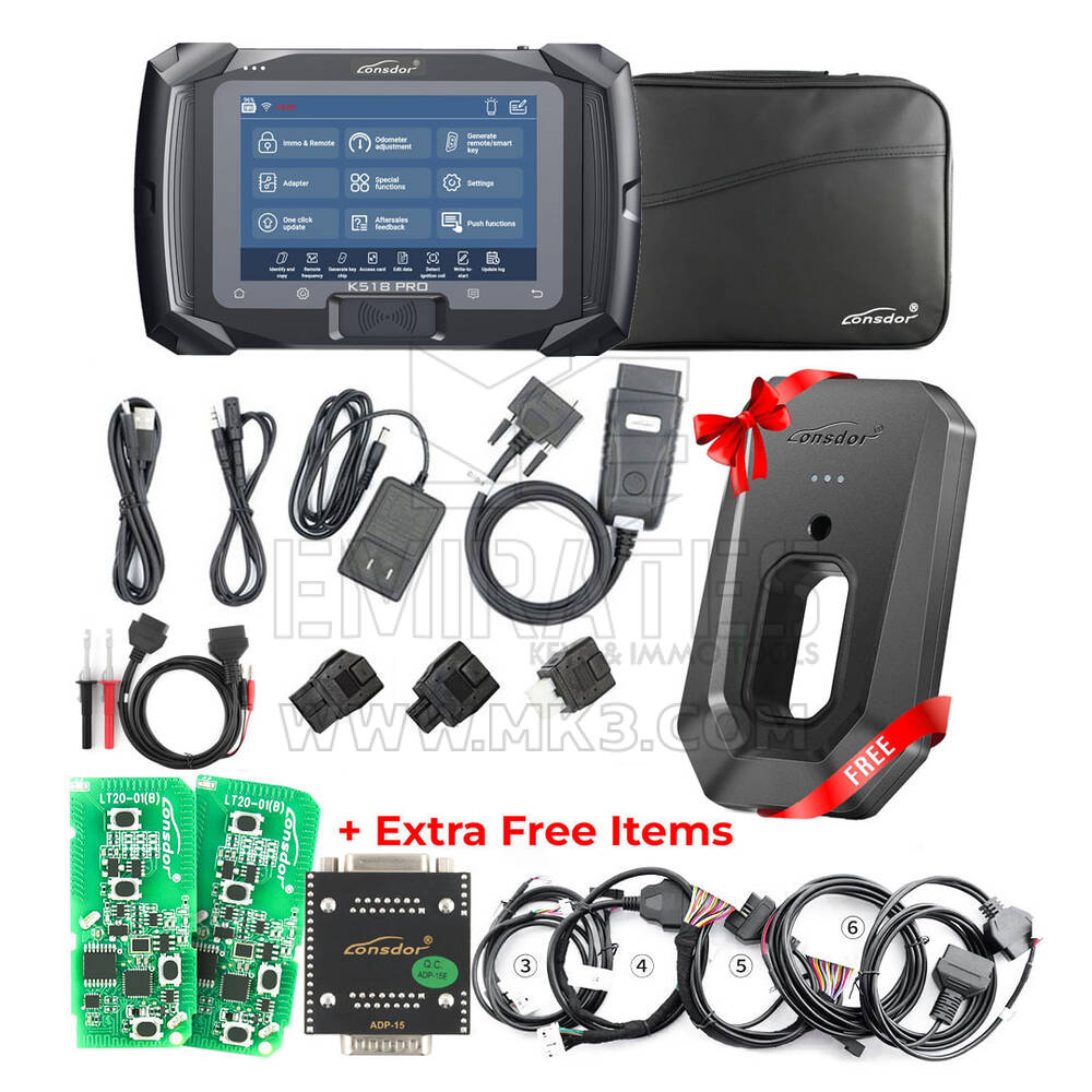 Lonsdor K518 Pro Key Programmer Device & Free Lonsdor Bluetooth Smart Key Generator