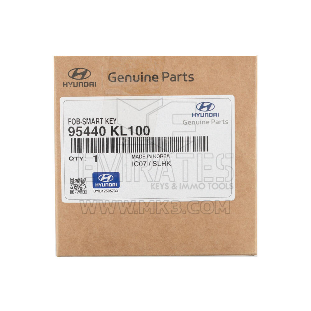New Hyundai Ioniq 2023 Genuine / OEM Smart Remote Key 4 Buttons 433MHz OEM Part Number: 95440-KL100 / 95440KL100 | Emirates Keys