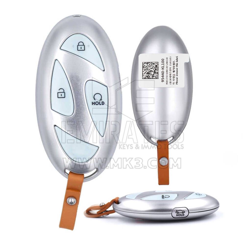 Hyundai Ioniq 2023 Genuine Smart Remote Key 4 Buttons 433MHz 95440-KL100