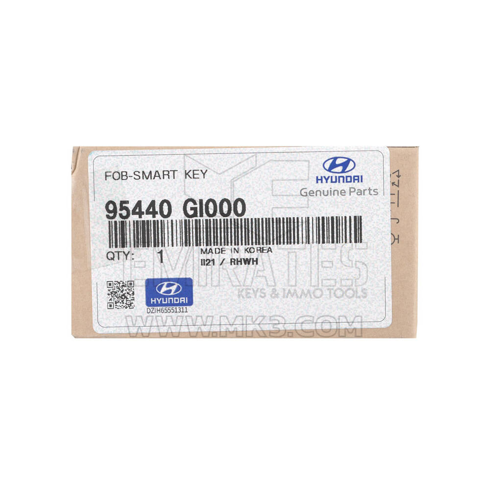 New Hyundai Ioniq 2023 Genuine / OEM Smart Remote Key 5 Buttons 433MHz OEM Part Number: 95440-GI000 , 95440GI000 | Emirates Keys
