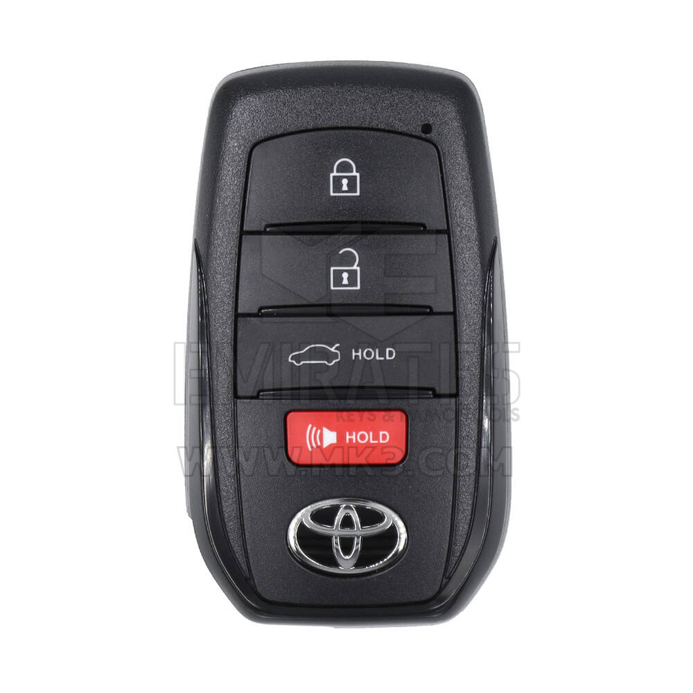 Toyota Crown 2023 Chiave telecomando intelligente originale 3+1 pulsanti 312,11/314,35 MHz 8990H-30190 / 8990H-30191