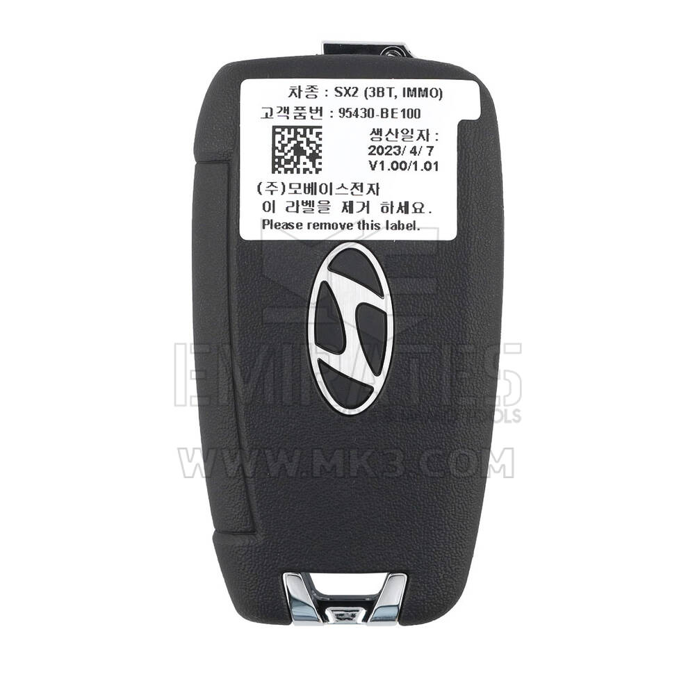 Hyundai Kona Genuine Flip Remote Key 95430-BE100 | MK3