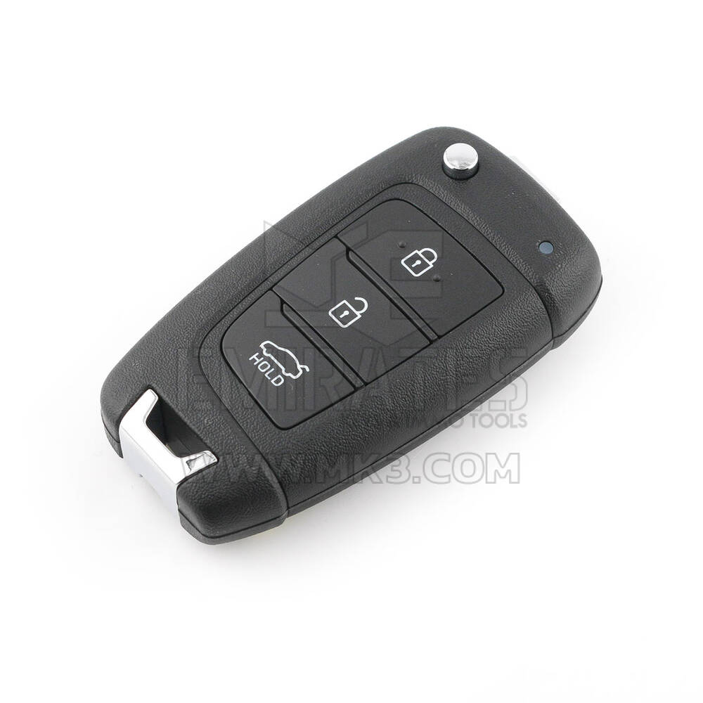 Novo Hyundai Elantra 2024 Genuíno / OEM Flip Remote Key 3 botões 433MHz Número de peça OEM: 95430-AA800, 95430AA800 | Chaves dos Emirados