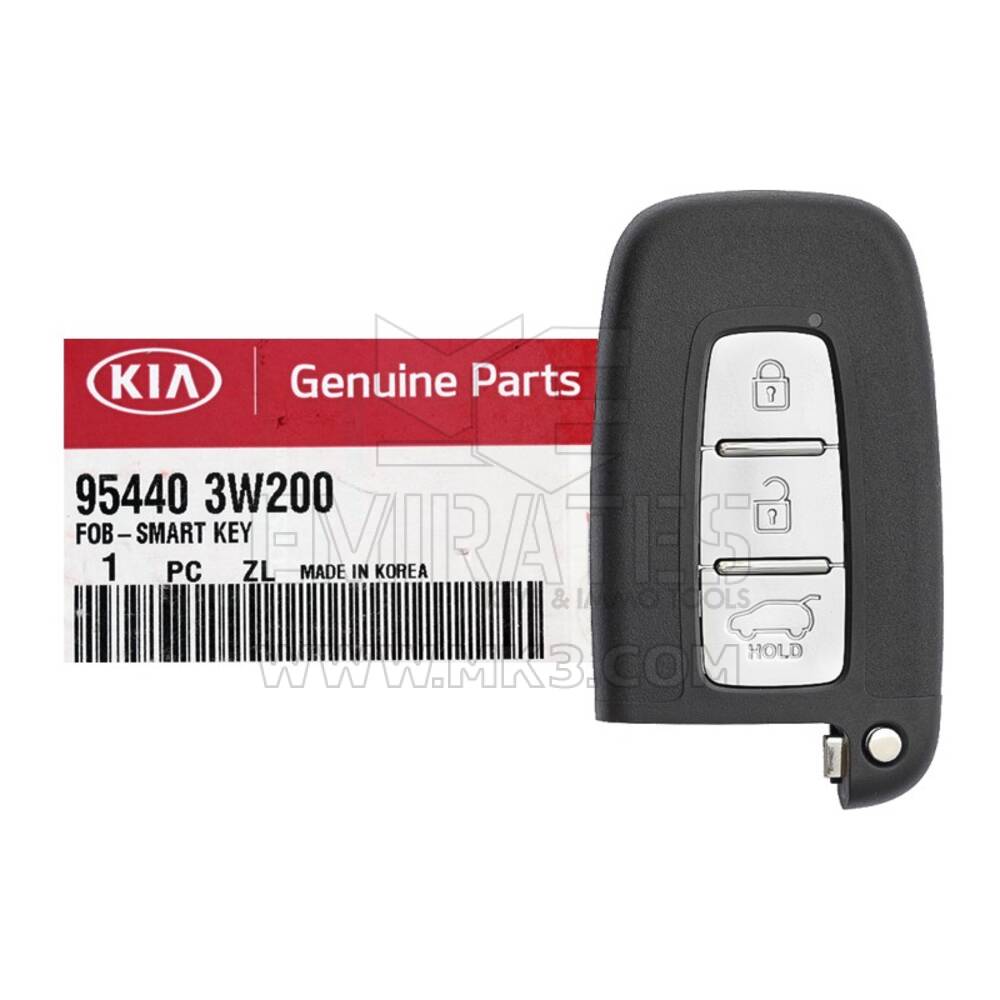 NOVO KIA Sportage 2011-2012 Genuine/OEM Smart Key Remoto 3 Botões 433MHz 95440-3W200 , 95440-3U000 / 95440-3U000 - FCCID: SVI-CMFEUO3 | Chaves dos Emirados