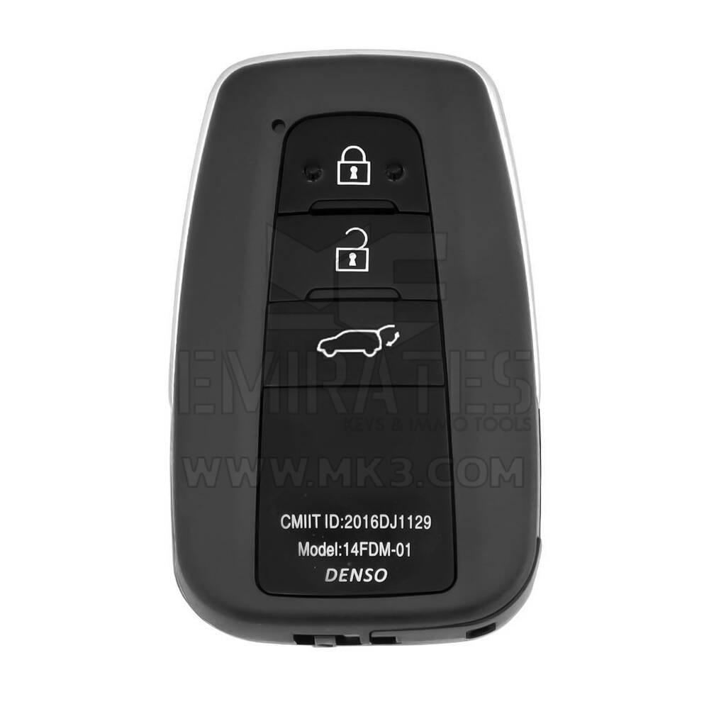 Toyota Rav4 Highlander 2019-2023 clé à distance intelligente d'origine 3 boutons 312.11/314.35MHz avec coque de rechange