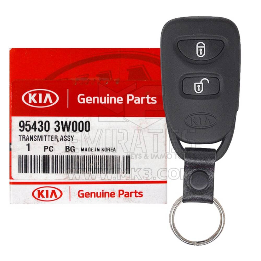 Marque NEUF Kia Sportage 2010-2011 Clé à distance d'origine/OEM 2 boutons 433MHZ 95430-3W000 954303W000 / FCCID : SEKS-SL10ATX | Clés Emirates