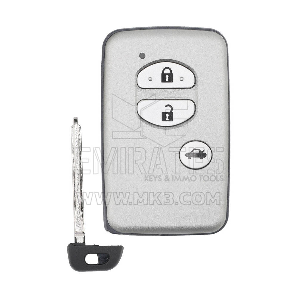 Yeni KeyDiy KD Toyota Evrensel Akıllı Uzaktan Anahtar Gümüş Anahtar Kabuğu Ile 3 Düğme TDB03-3 | Emirates Anahtarları