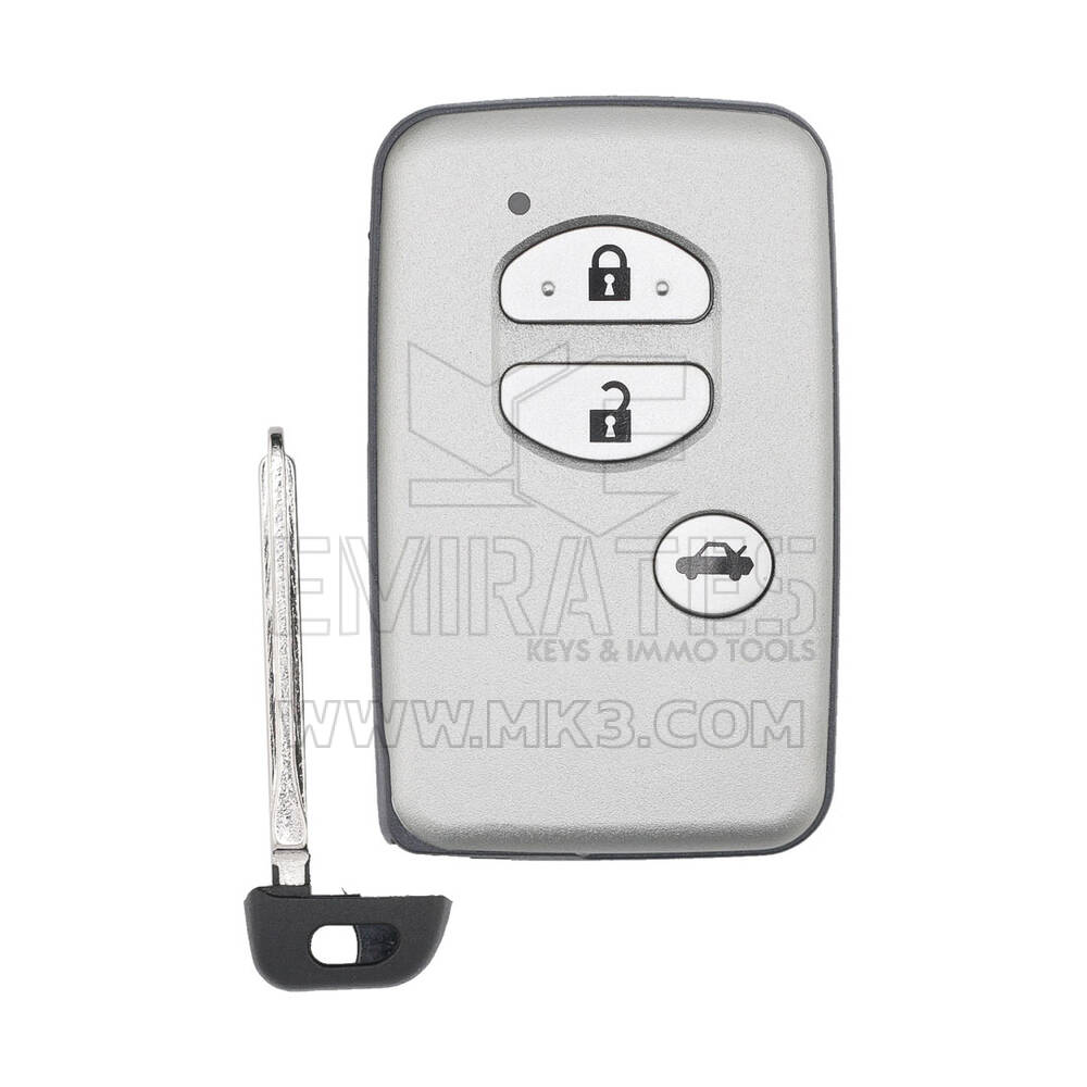 New KeyDiy KD Toyota Universal Smart Remote Key 3 Buttons With Silver Key Shell TDB03-3 | Emirates Keys