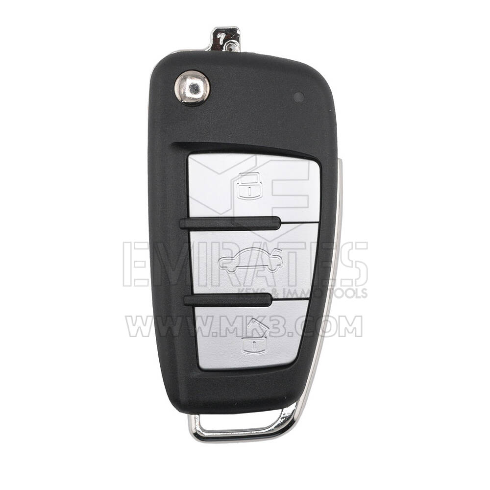 Keydiy KD Universal Flip Remote Key 3 Buttons Audi Type B02