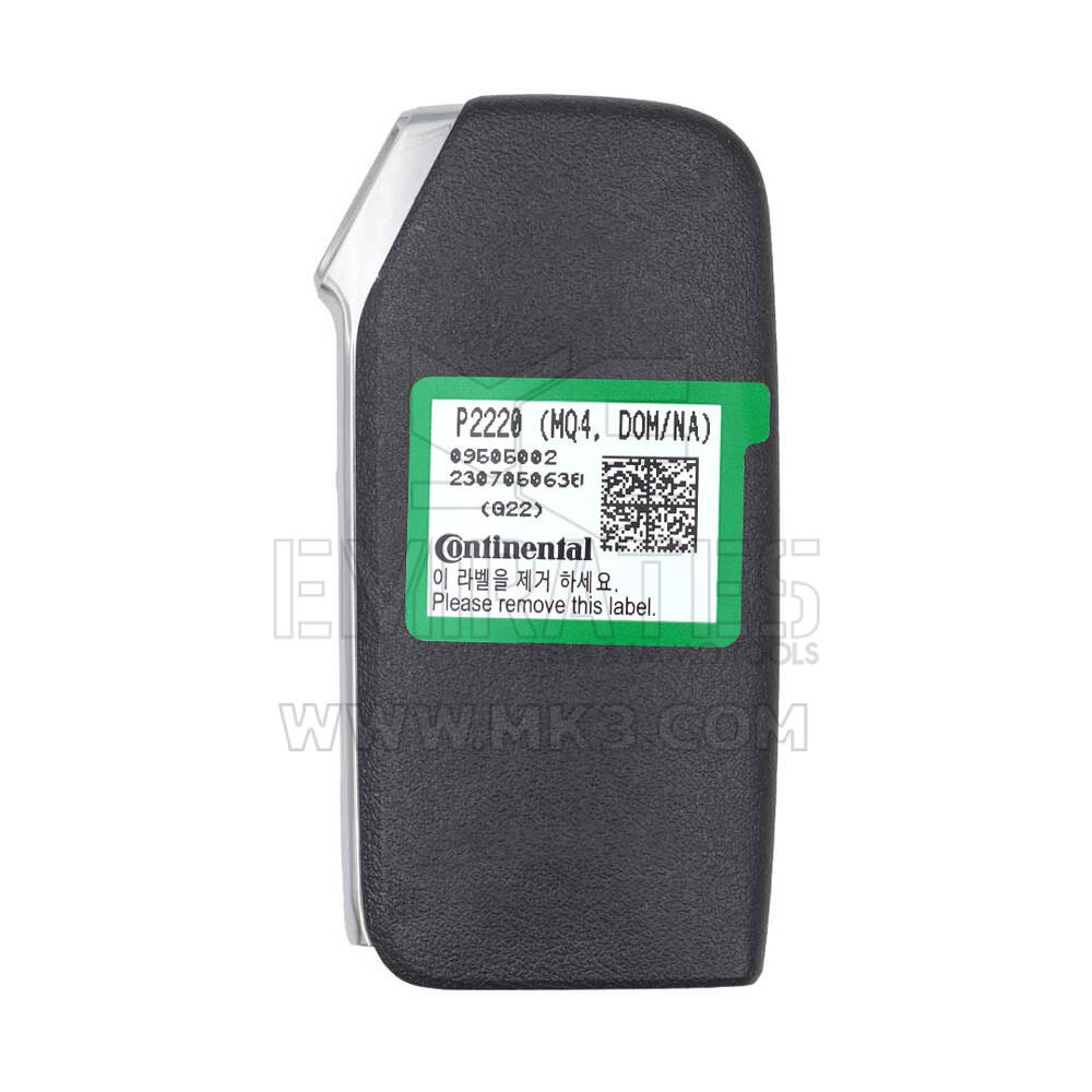 Nova chave remota inteligente Kia Sorento genuína / OEM 6 + 1 botões 433 MHz Número da peça OEM: 95440-P2220, 95440P2220 | Chaves dos Emirados