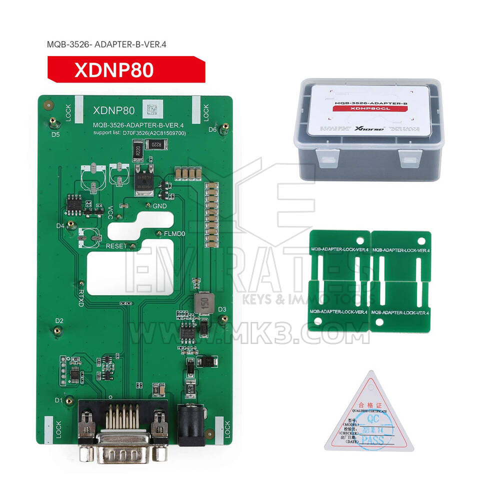 Nuevo paquete completo de adaptadores sin soldadura Xhorse XDNPM3 MQB48, 13 piezas para VVDI Prog, Multi Prog y VVDI Key Tool Plus | Cayos de los Emiratos