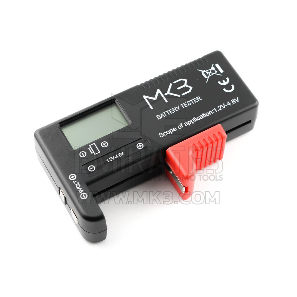 New Battery Universal Tester MK3 Digital type for all ( 1.2V - 4.8V ) Batteries and 9V Batteries | Emirates Keys