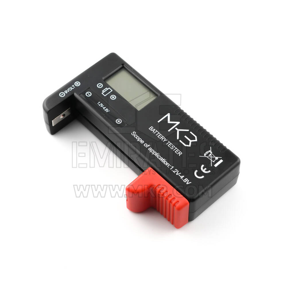 New Battery Universal Tester MK3 Digital type for all ( 1.2V - 4.8V ) Batteries and 9V Batteries | Emirates Keys