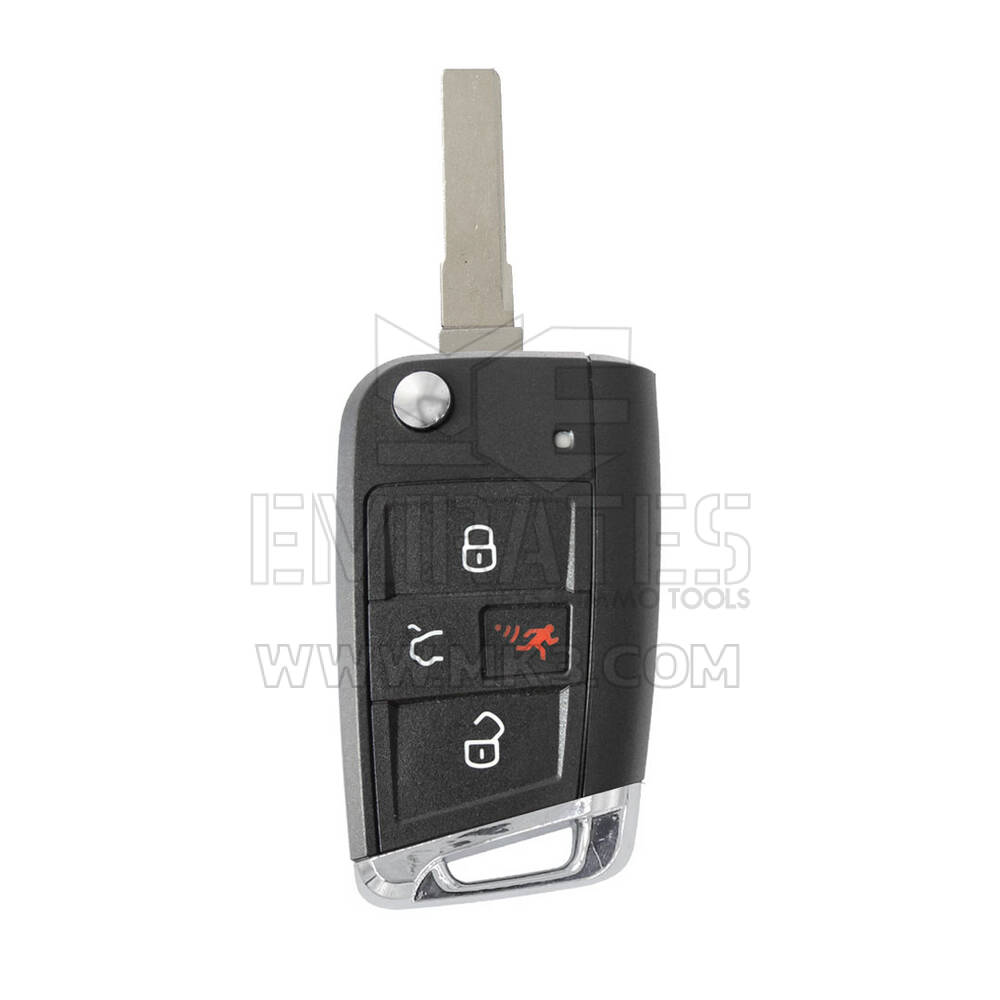 جديد ما بعد البيع VW Volkswagen Golf MQB 2015 فليب البعيد مفتاح شل 3 + 1 أزرار جودة عالية وأفضل الأسعار | مفاتيح الإمارات