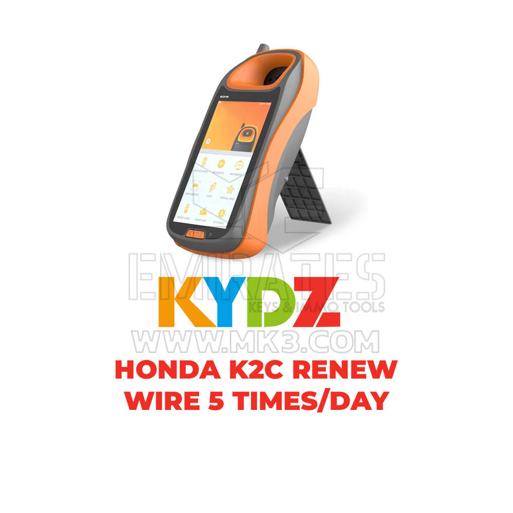 KYDZ - Honda K2C Renovar cable 5 veces/día
