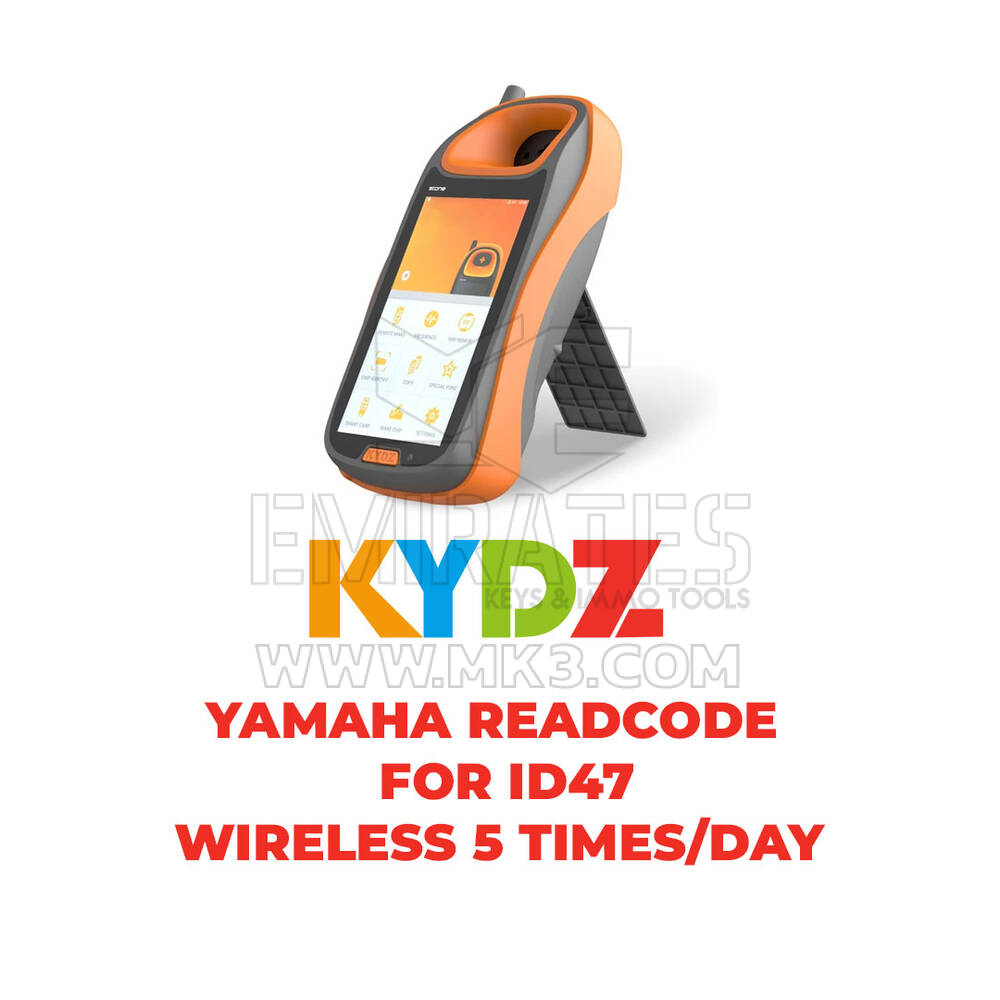 KYDZ - Readcode Yamaha para ID47 Wireless 5 vezes/dia