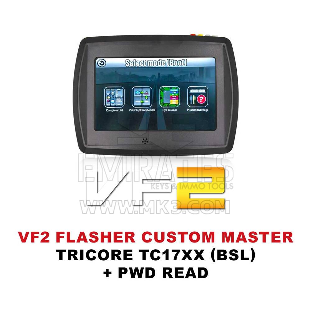 VF2 Flasher Custom Master - TRICORE TC17xx (BSL) + PWD LECTURA