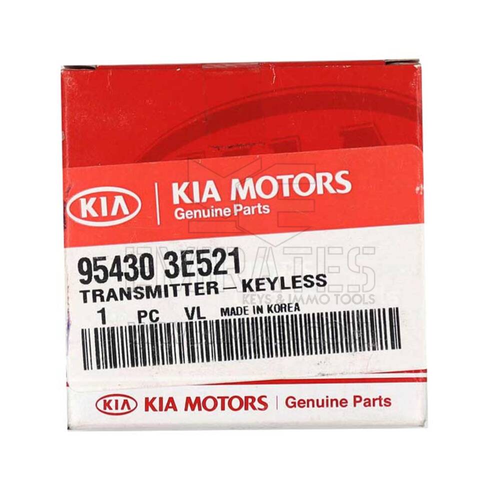 Nuovo di zecca KIA Sorento 2008 Telecomando originale / OEM 3 pulsanti 433 MHz Codice produttore: 95430-3E521 954303E521, ID FCC: HM-T018 | Chiavi degli Emirati