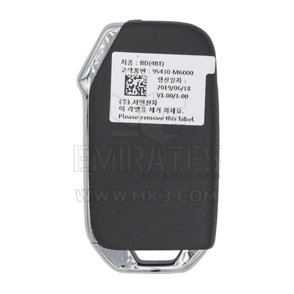 YENİ KIA Forte 2019-2023 Orijinal/OEM Çevirmeli Uzaktan Kumanda Anahtarı 4 Buton 433MHz 95430-M6000 95430-M6500 / FCCID: CQOTD00660 | Emirates Anahtarları