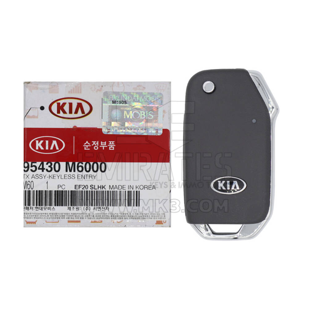 NEW KIA Forte 2019-2021 Genuine/OEM Flip Remote Key 4 Buttons 433MHz 95430-M6000 95430M6000 / FCCID: CQOTD00660 OEM Box | Emirates Keys