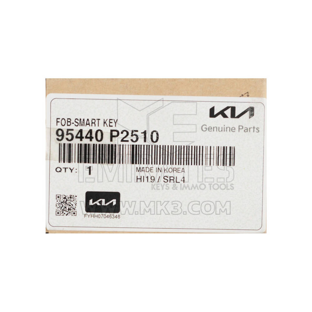 New Kia Sorento 2024 Genuine / OEM Smart Remote Key 6 Buttons 433MHz OEM Part Number: 95440-P2510 / 95440P2510 | Emirates Keys