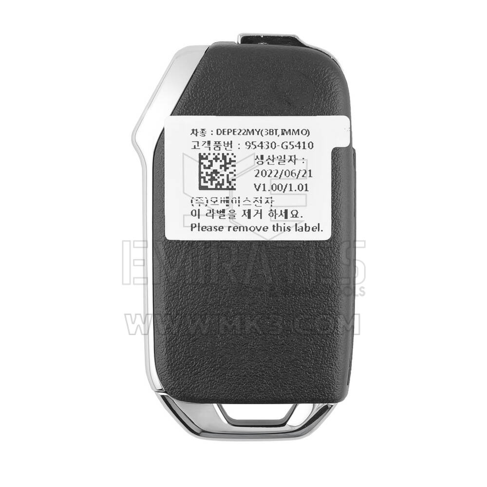 Clé télécommande à 3 boutons 433 MHz pour Kia Niro (2023) d'origine. Référence : 95430-G5410 / 95430G5410 | Emirates Keys