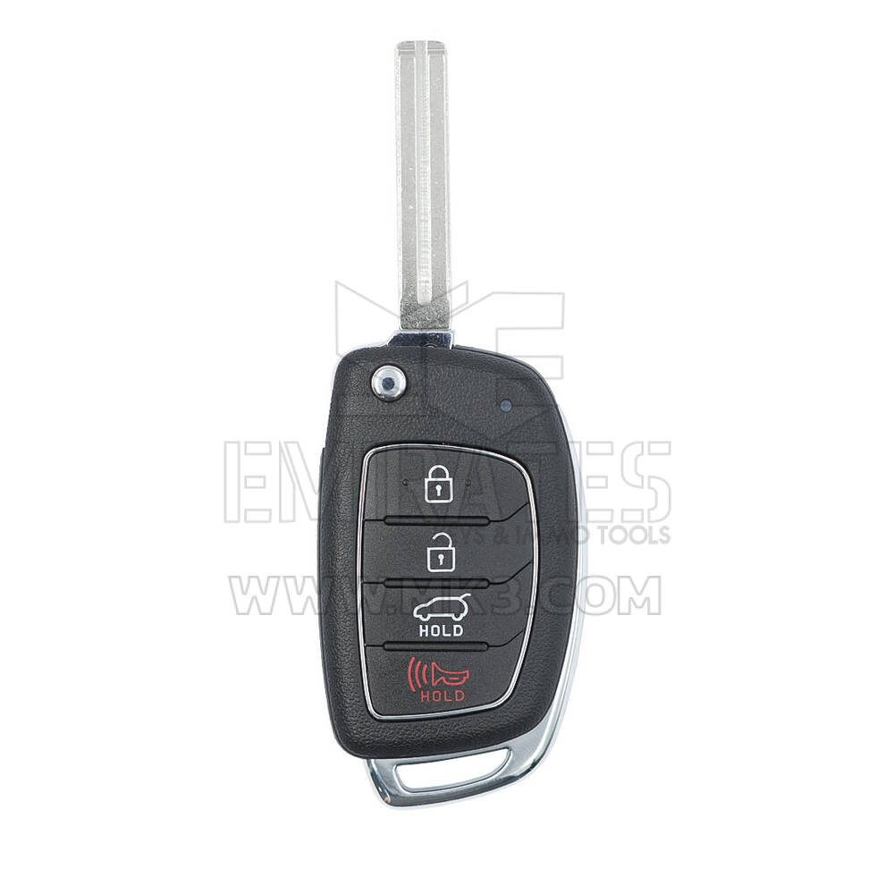 ما بعد البيع الجديد Hyundai Tucson 2016-2020 Flip Remote Key Shell 3 + 1 أزرار TOY48 Blade Blade جودة عالية وأفضل الأسعار | مفاتيح الإمارات