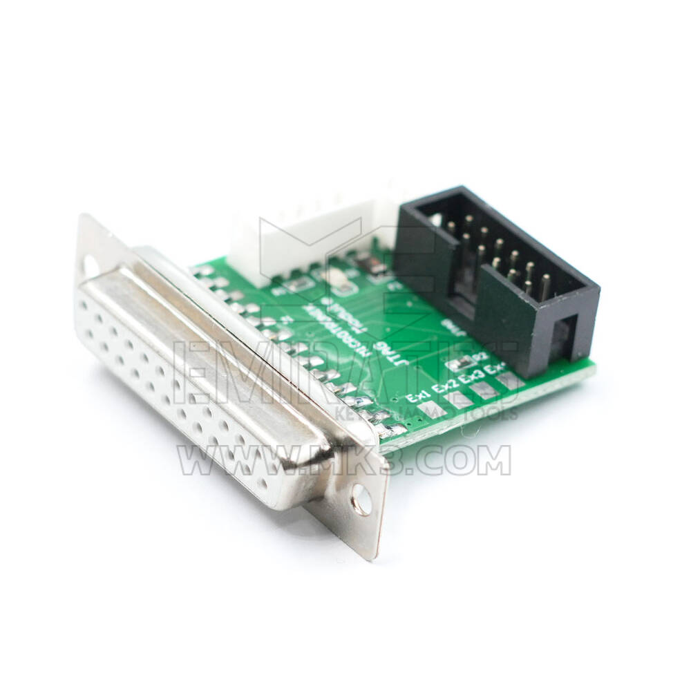 Microtronik HexProg Jtag adapter is used mainly for Cars and Truck ECUs. It's required in boot mode for Ecus with MPC5XXX or SH72XX. | Emirates Keys