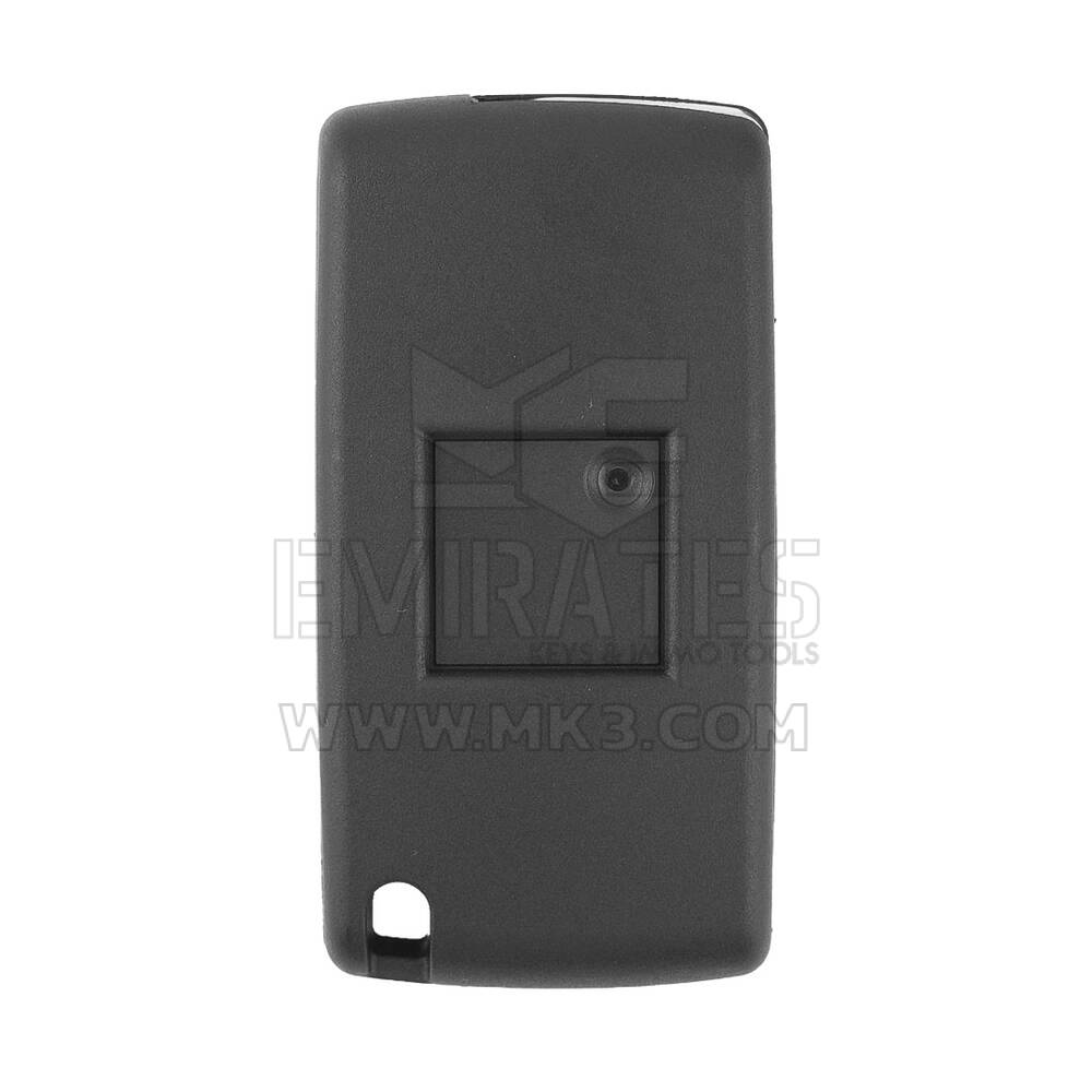 Coque de clé télécommande rabattable Peugeot 407 2B avec support de pile VA2 | MK3