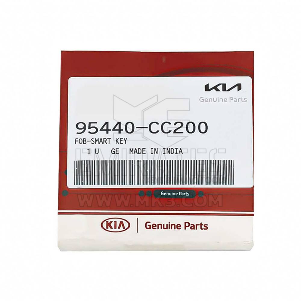 العلامة التجارية الجديدة Kia Sonet 2021 Genuine / OEM Smart Remote 4 Button 433MHz الصانع الجزء رقم: 95440-CC200 | الإمارات للمفاتيح