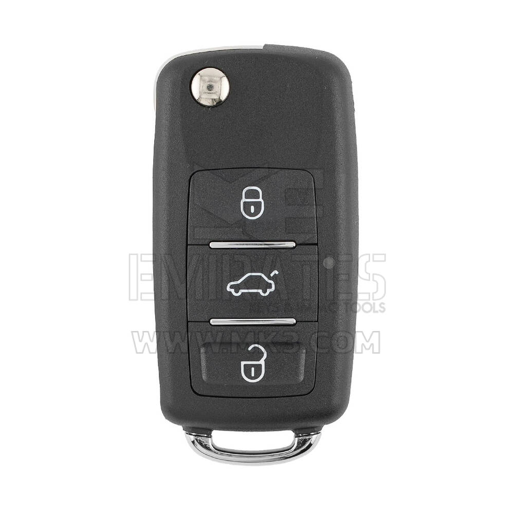 Xhorse VVDI Key Tool VVDI2 Flip Remote Key 3 أزرار VW Type مدمج XT27B Super Chip XEB510EN