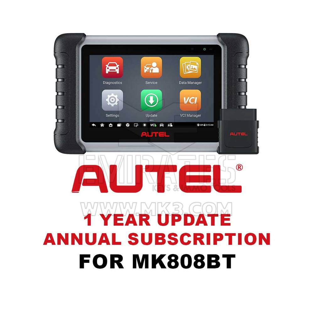 Autel MaxiCOM MK808BT 1 yıllık Abonelik Güncellemesi