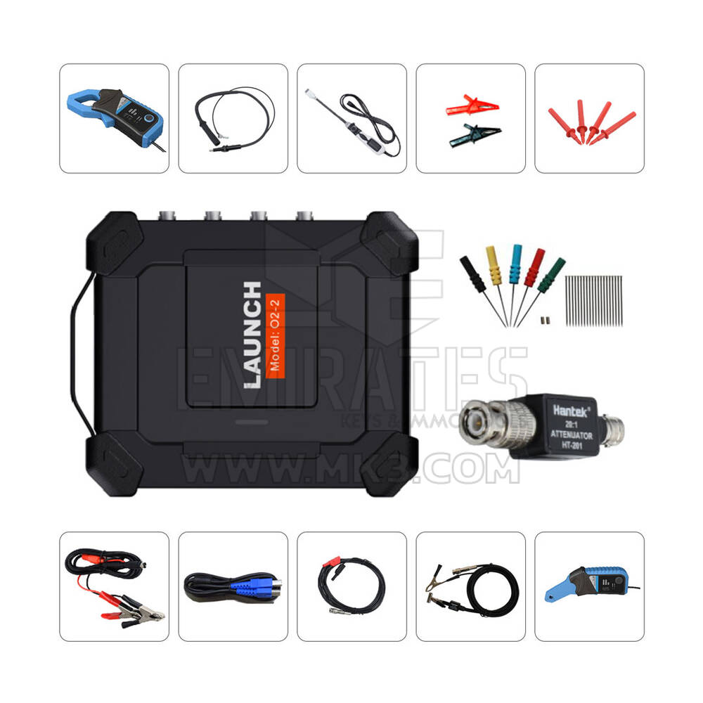 Yeni Lansman X431 O2-2 Gelişmiş Scopebox Analizador 4 Kanal Dijital Scopebox Test Cihazı USB Bağlantı Noktası X431 PAD VII, PAD V, PAD III (4 Kanal) ile Çalışır | Emirates Anahtarları