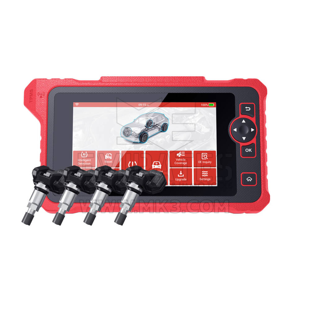 Launch CRT 711 Professional TPMS Diagnostic Tool  Is Capable Of Reading, Learning, And Programming Launch Sensors, As Well As Sensor ID Activation By The RF Signals | Emirates Keys