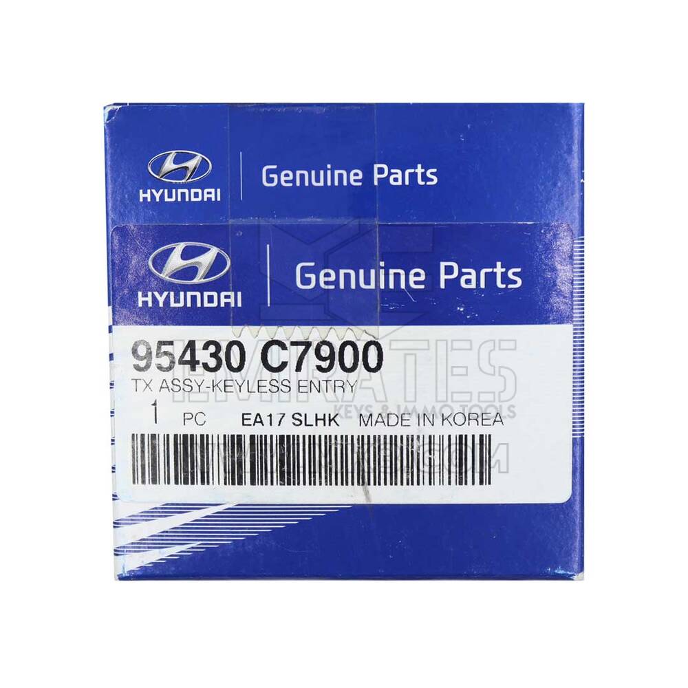 New Hyundai I20 2019 Genuine / OEM Flip Remote Key 3 Buttons 433MHz OEM Part Number: 95430-C7900 - FCC ID: RKE-4F22 | Emirates Keys