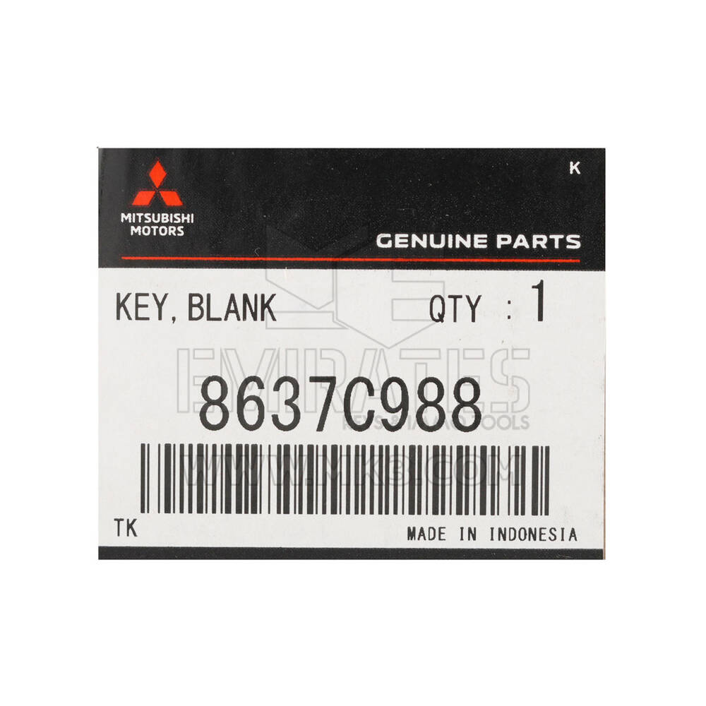 New Mitsubishi Expender 2023 Genuine / OEM Smart Remote Key 2 Buttons 433MHz OEM Part Number: 8637C988 - FCC ID: GHR-M014 | Emirates Keys