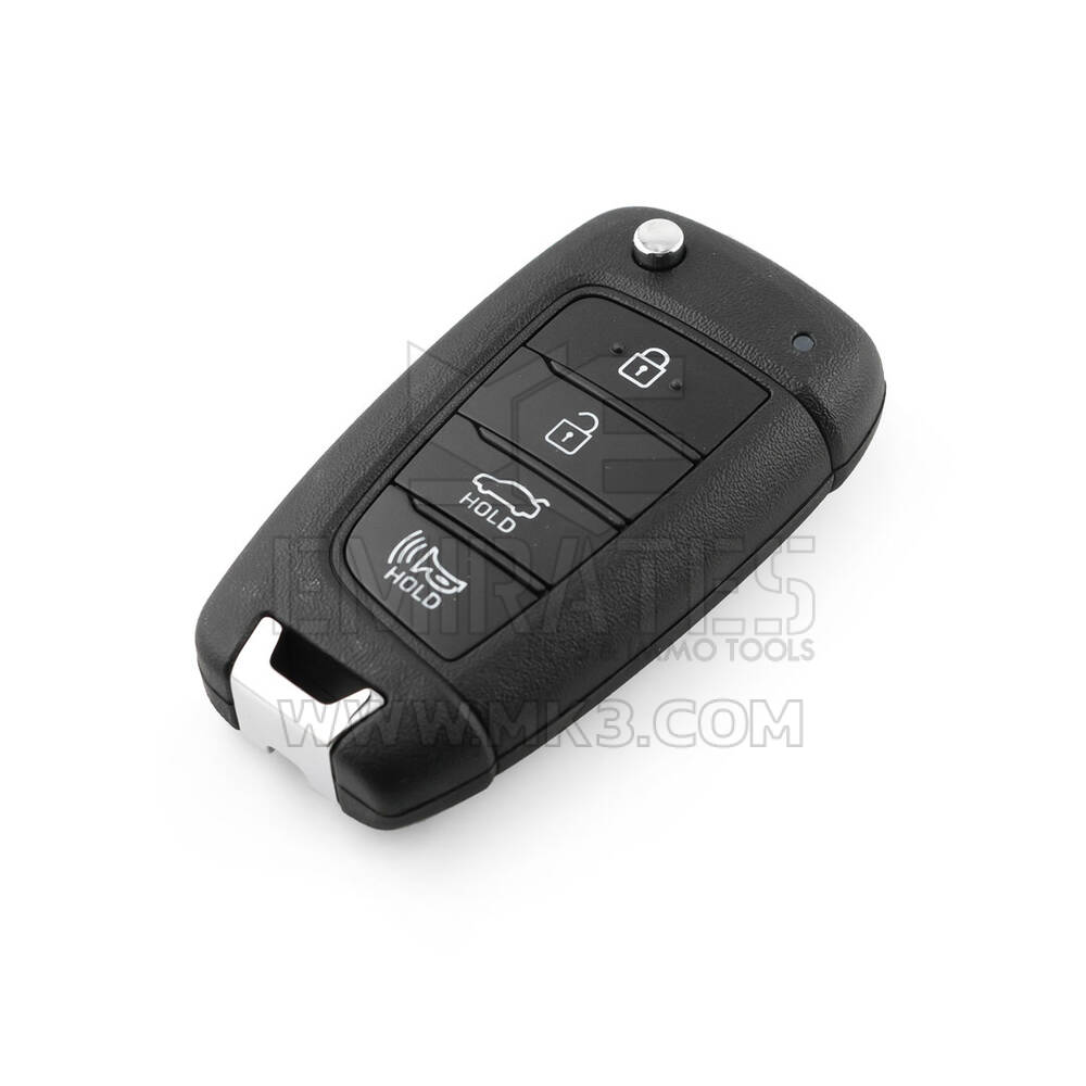 جديد Hyundai Elantra 2024 أصلي / OEM فليب مفتاح بعيد 3 + 1 أزرار 433 ميجا هرتز رقم جزء OEM: 95430-AA600، 95430AA600 | مفاتيح الإمارات