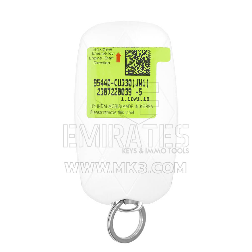 Nueva llave remota inteligente Genesis GV60 2023 original/OEM, 7+1 botones, 433 MHz. Número de pieza OEM: 95440-CU330, 95440CU330 | Emirates Keys
