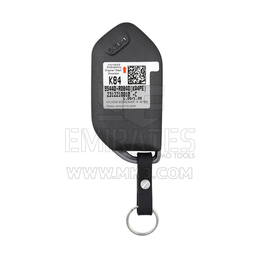 Yeni KIA Carnival 2024 Orijinal / OEM Akıllı Uzaktan Anahtar 6+1 Düğme 433MHz OEM Parça Numarası: 95440-R0840 , 95440R0840 | Emirates Keys