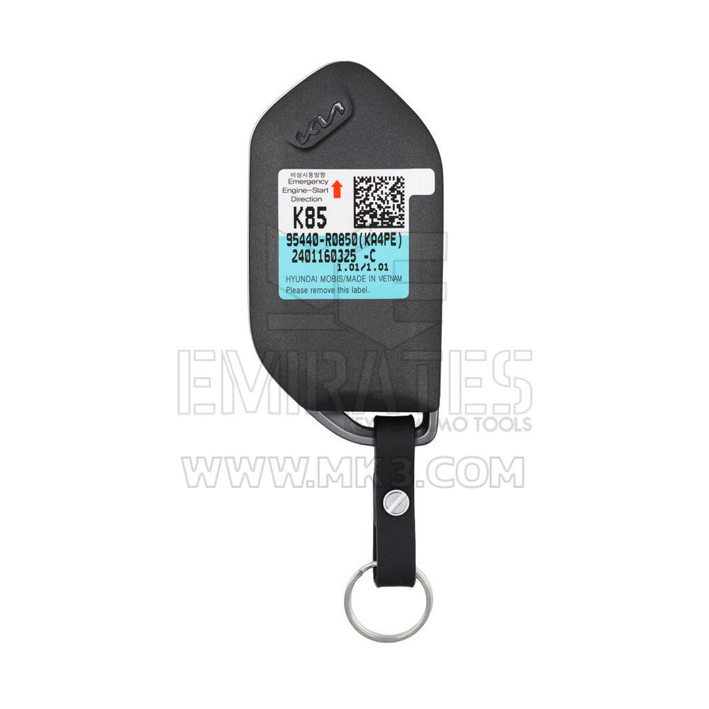 Nueva llave remota inteligente KIA Carnival 2024 genuina / OEM 8 + 1 botones 433 MHz Número de pieza OEM: 95440-R0850, 95440R0850 | Cayos de los Emiratos