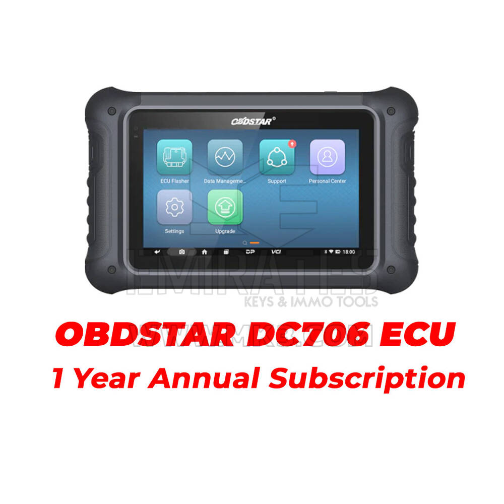 OBDSTAR DC706 ECUAbonnement annuel d'un an