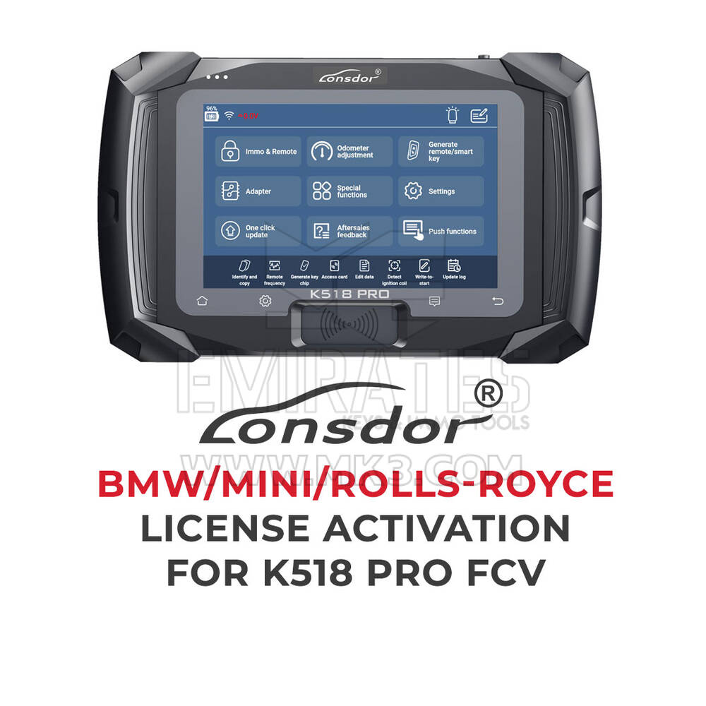 Lonsdor - Activation de la licence BMW / MINI / Rolls-royce pour K518 Pro FCV