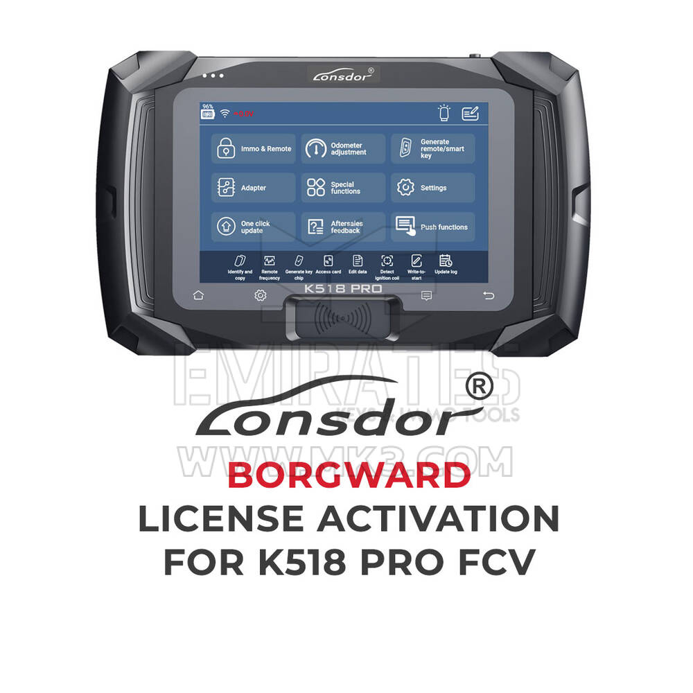 Lonsdor - Activation de la licence Borgward pour K518 Pro FCV