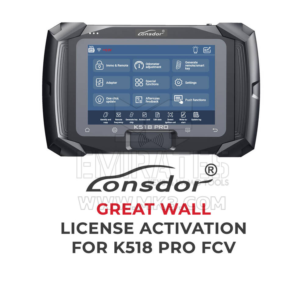 Lonsdor - Ativação de licença Great Wall para K518 Pro FCV