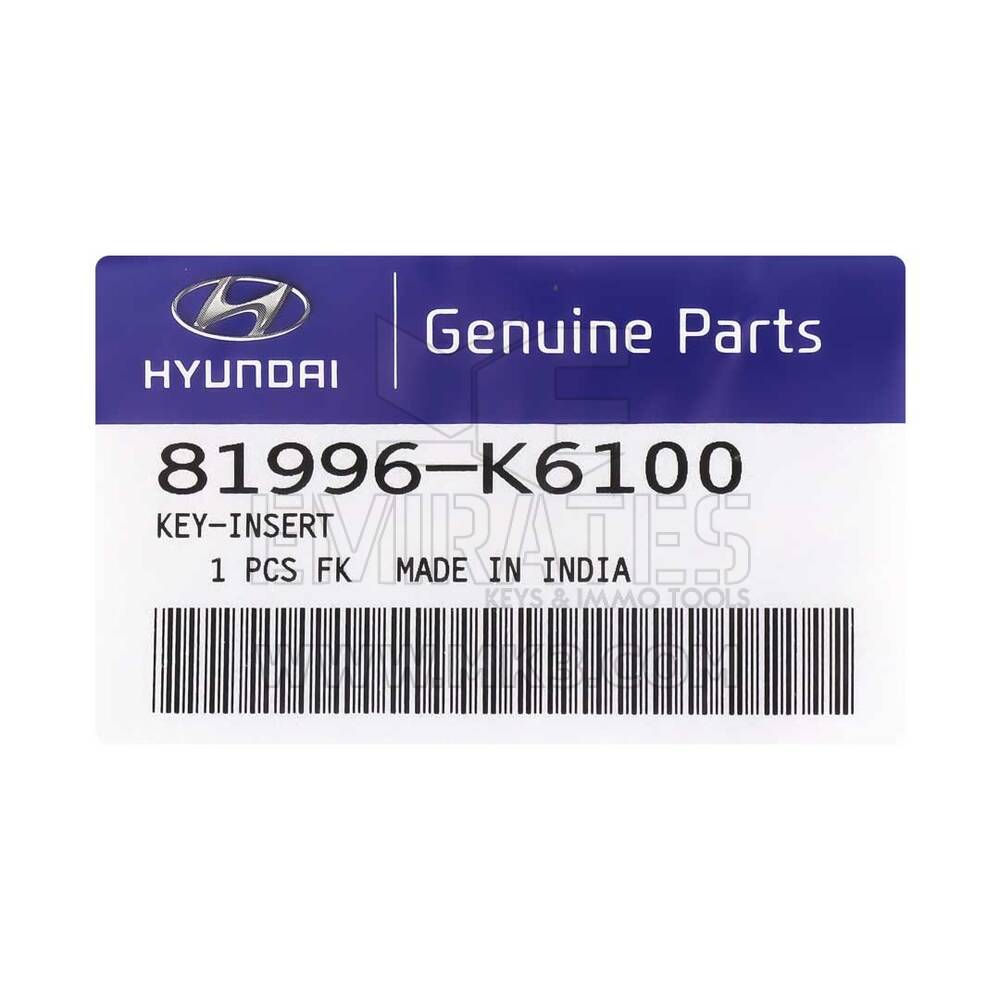 NewHyundai Creta Elantra 2021 Flip Genuine - OEM Remote Blade Manufacturer Part Number: 81996-K6100 | Emirates Keys