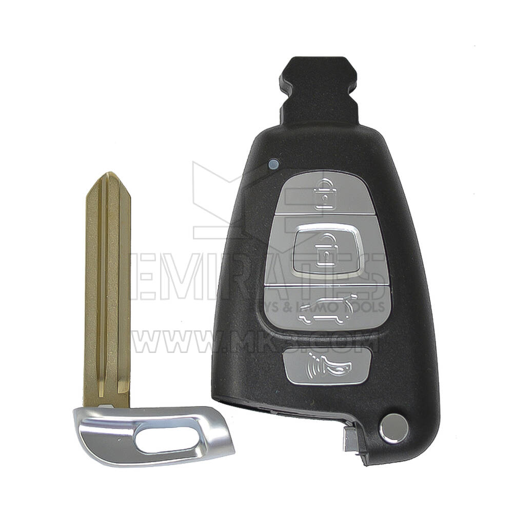 Chiave remota Hyundai, nuova Hyundai Veracruz 2007-2012 Chiave remota intelligente di prossimità 4 pulsanti 433 MHZ PCF7952A Transponder ID FCC di alta qualità: SVI-SMKFEU04 | Chiavi degli Emirati