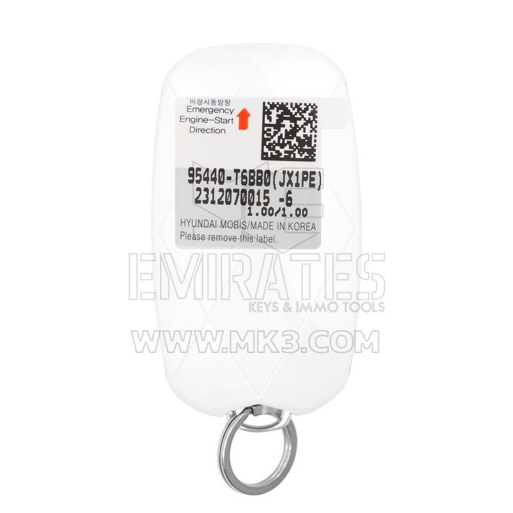 Nueva llave remota inteligente Genesis GV80 2024 genuina / OEM 4 + 1 botones 433 Mhz Número de pieza OEM: 95440-T6BB0 / 95440T6BB0 | Cayos de los Emiratos