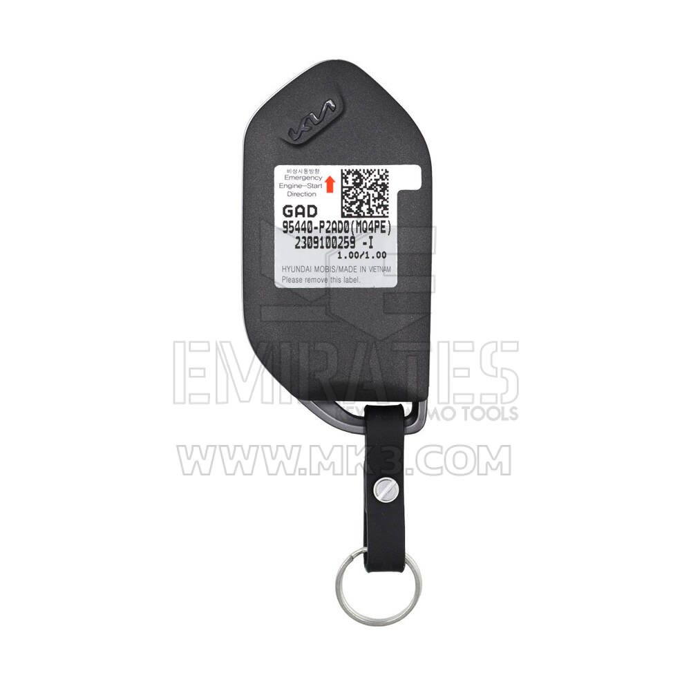Clé télécommande intelligente d'origine pour Kia Sorento Hybrid 2024, 6+1 boutons, 433 MHz. Référence : 95440-P2AD0, 95440P2AD0 | Emirates Keys