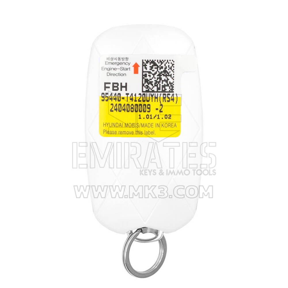 Nueva llave remota inteligente Genesis G90 2024 genuina/OEM 6+1 botones 433MHz Número de pieza OEM: 95440-T4120UYH, 95440T4120UYH | Cayos de los Emiratos
